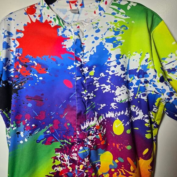 Paint Splatter Funny Male Romper
Pain Splat Jumpsuit Shorts Streetwear Large - Picture 3 of 10